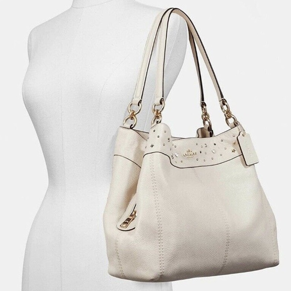Coach Lexy Shoulder Bag Stardust cream